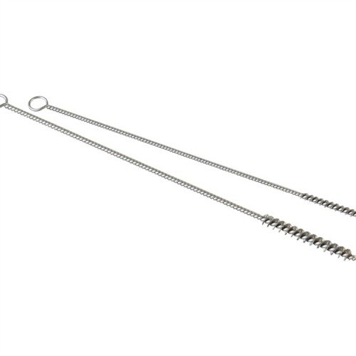 Ekstra stive, rustfrie stål børster er spesialtilpasset for å rengjøre shotgun barrel ports, fjerner effektivt wad-rester og karbonbelegg.