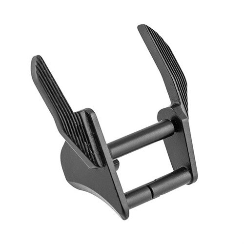 Ed Brown Ambidextrous Carry Thumb Safety for 1911 gir en slank profil for bedre skjult bæring, laget av høykvalitets stål og krever minimal tilpasning.