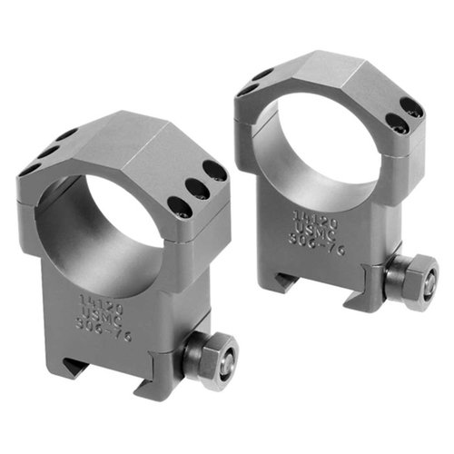 Badger Ordnance USMC SASR 34mm Scope Rings gir presisjonsjustering og tåler recoil fra M107 .50 BMG, med mulighet for 1