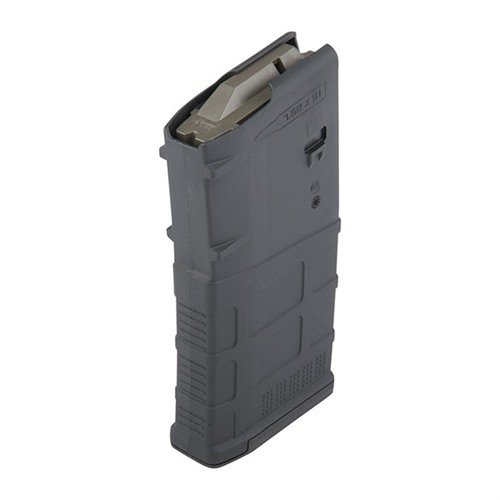 MAGPUL PMAG® LR/SR GEN M3™ 308 er en lett, pålitelig 10-skudds magasin med anti-tilt følger, flared gulvplate og enkel rengjøring, perfekt for AR-308.