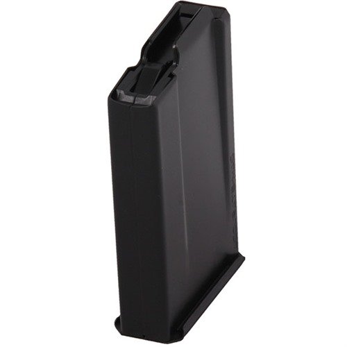 Høy kvalitet AICS-kompatibel 10-runders magasin i varmebehandlet stål med Teflon-finish, polymerfølger for pålitelig mating, laget i USA.