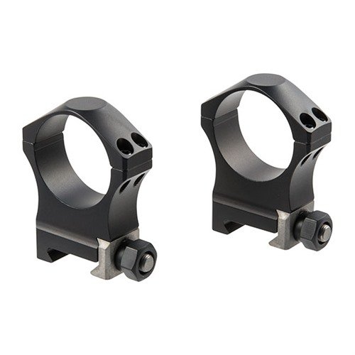 NIGHTFORCE ULTRALIGHT RINGS gir perfekt justering og nøyaktighet med 7075-T6 aluminium og titanbolter, designet for 30mm kikkertsikter.