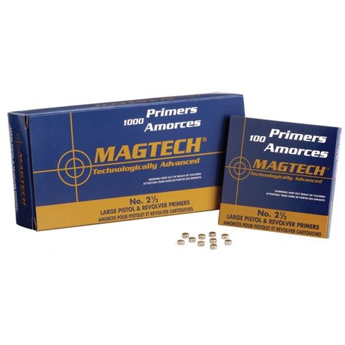 Magtech Rifle Primers Large gir høy kvalitet og pålitelighet, med over 80 års erfaring. Perfekte for presisjonsladning og tilgjengelig i mer enn 50 land.