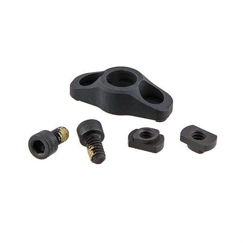 M-LOK QD Sling Mount gir en fremre festepunkt for Magpul MS4 Sling og andre push-button QD slings, laget av Mil-Spec anodisert aluminium, enkel installasjon uten modifikasjoner.