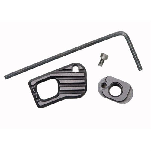 BAD-EMMR er en lett og lavprofilert magasinutløser laget av 7075-T6 aluminium, med ergonomiske fingerputer for maksimal fleksibilitet og design.