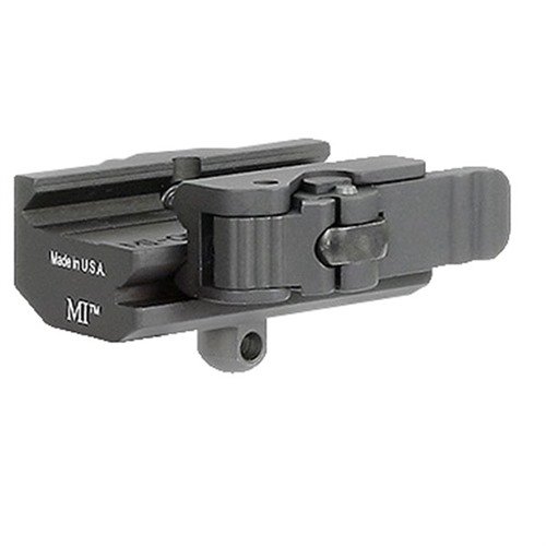 PICATINNY HARRIS-TYPE BIPOD QD MOUNT fra MIDWEST INDUSTRIES gir enkel justering uten verktøy, veier kun 2,1 oz og er laget av slitesterk 6061 aluminium.