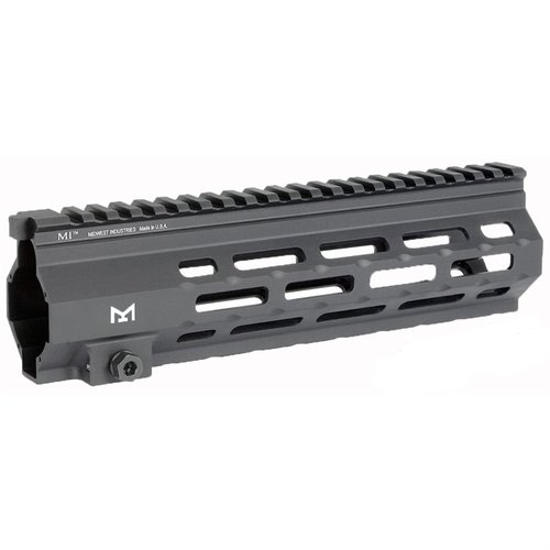 Midwest Industries HK 416 Free-Float M-LOK håndguard gir holdbarhet i 6061 aluminium, 7 M-LOK festepunkter og enkel installasjon med fabrikkens løpetut.