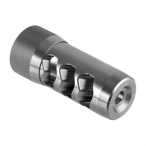 Area 419 Hellfire Muzzle Brake reduserer rekyl og forbedrer kontroll, har et selvjusterende design og bevarer rifle zero uten behov for shims.