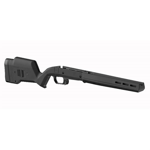 Hunter 110 justerbar stokk for Savage 110 gir forbedret ergonomi, stabilitet, AICS-kompatibilitet og justerbar lengde og høyde for optimal skyteopplevelse.