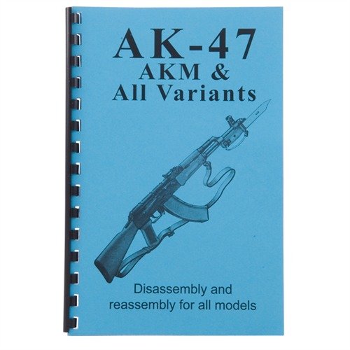 Praktisk guide for AK-47 og AKM med detaljerte instruksjoner for demontering og montering, illustrert med klare bilder og enkle skjemaer.