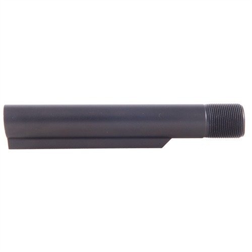 AR-15/M16 buffer tubes fra DOUBLE STAR gir 6-posisjonsjustering for M4-stil buttstocks, laget av lett aluminium med hardcoat anodisert finish for optimal ytelse.