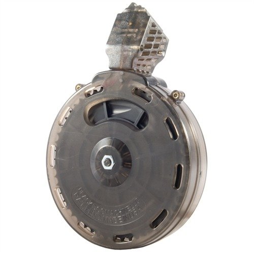 Denne 50-runders magasinet til Ruger 10/22 gir pålitelig og jevn mating av .22 LR-ammunisjon, slik at du kan skyte mer og lade mindre.