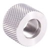 .920 BULL THREAD PROTECTOR 1/2-28 beskytter geværtrådene mot skade når flash hider eller muzzle brake ikke er installert, med enkel montering og solid grep.