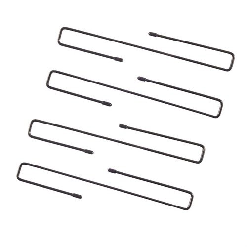 Maximer plass og organisering med PISTOL STORAGE HANDGUN HANGERS, som holder håndvåpen under hyller og beskytter dem med vinylbelegg.