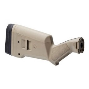SGA® ambidextrous buttstock for Remington® 870 gir justerbar lengde, forbedret grep, rekylreduserende bakstykke og valgfrie kinnstøtter for optimal tilpasning.