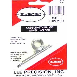 CASE LENGTH GAUGES fra LEE PRECISION gir en nøyaktig og enkel måte å trimme til lengde og kvadrere hylsemunnen, perfekt når den brukes med Cutter and Lock Stud.