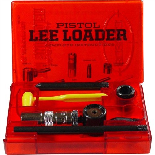 LEE Classic Loader for 44 Magnum er et komplett omlastingssystem med alt du trenger: Sizing Die, Decapping Chamber, Bullet Seater og mer, perfekt for presis reload.