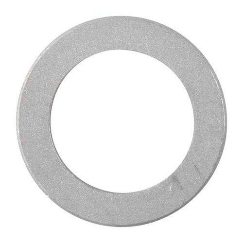 Dette settet med presisjonsmaskinerte rustfrie stålskiver gir nøyaktig justering av muzzle brakes og flash hiders uten behov for peel- eller crush washers.