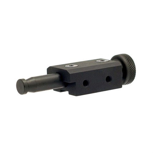 AAIS Bipod Adapter Spigot for AI/AICS-stokker gir en solid montering av Atlas Bipod, laget av holdbart 6061-T6 aluminium og stål for maksimal ytelse.