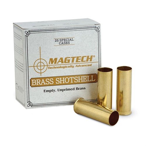 Magtech 20 Gauge Brass Shotshells gir overlegen kvalitet og pålitelighet med store pistolprimere, ideell for 2-3/4