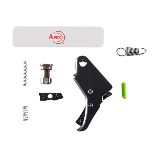 S&W Shield Action Enhancement Trigger Kit gir en forbedret triggeropplevelse med redusert pre-travel og over-travel, samt en jevn 5-5,5 lb avtrekksvekt.