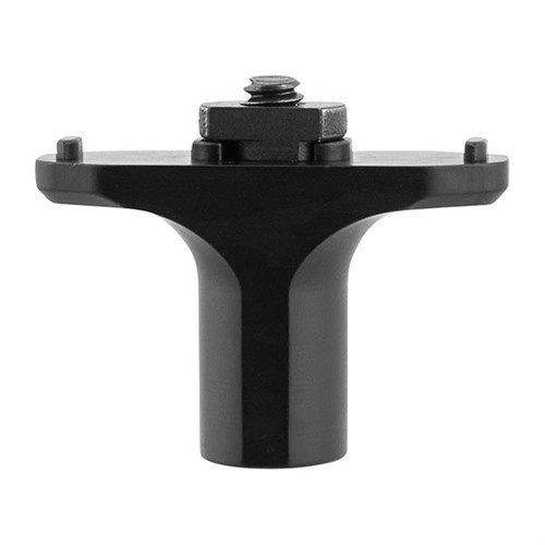 Arisaka M-LOK Finger Stop gir et lavprofilert grep som forhindrer håndglidning og fungerer som støtte for barrikader, perfekt for skyting i kneeling eller prone.