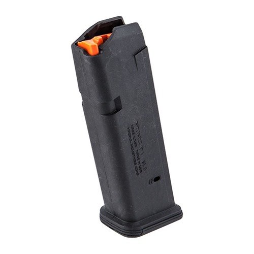PMAG® GL9® magasin for Glock® 17 er laget av holdbar polymer, har forsterkede matingskanter og enkel demontering, perfekt for pålitelig skyting.
