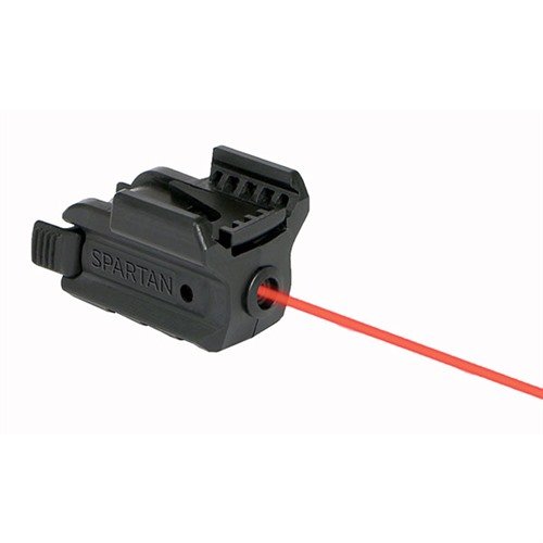 SPARTAN RAIL MOUNTED LASER fra LaserMax tilbyr revolusjonerende montering, ambidextrøs aktivering, og presis justering for optimal bruk og komfort.