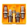 ULTIMATE RIFLE 4-DIE SET gir maksimal allsidighet med full lengde resizing die, Collet Neck sizing die, Easy Adjust Bullet seating die og Factory Crimp die for presisjon.