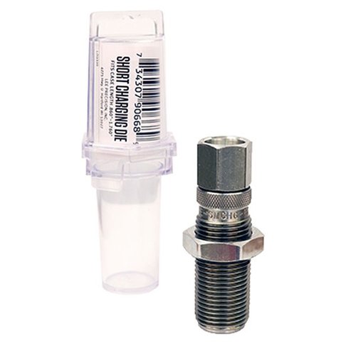 Lee Rifle Charging Die gir nøyaktig lading av små riflepatroner med Auto Disk Powder Measure, uten å utvide hylsemunnen, fra .22 til .308.