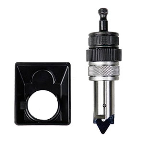 Trim og chamfer på sekunder med DELUXE POWER QUICK TRIM. Fester til enhver cordless screwdriver eller drill. Inkluderer adapter, chip catcher og cutter assembly.