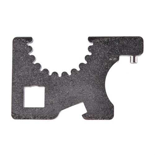 Geissele barrel nut wrench er ideell for alle Geissele barrel nuts, og fungerer også med HK 416 og BRN-4 barrel nuts for enkel og presis montering.