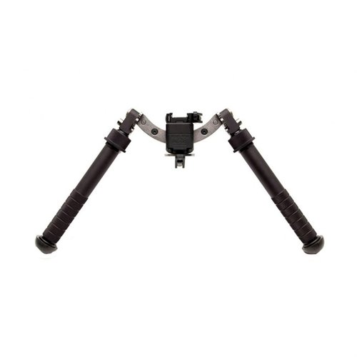 5-H Atlas Bipod tilbyr solid konstruksjon i 6061-T6 aluminium, justerbar høyde fra 5 til 10,2