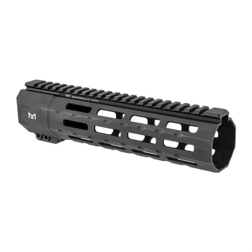SP SERIES HANDGUARDS fra MIDWEST INDUSTRIES er ekstremt robuste med en ett-stykke free float design, 7 M-LOK-kompatible sider og laget av 6061 aluminium.