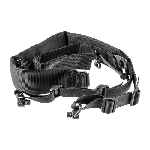 Viking Tactics Sniper Sling gir deg fleksibilitet med hurtigjusterbar armcuff og HDQD swivels, perfekt for lange avstander og raske trusselengasjement.