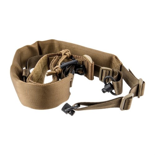 Viking Tactics Sniper Sling gir rask justering og en avtakbar armkuff, perfekt for lange avstander og raske trusler, med to HDQD swivels for fleksibilitet.