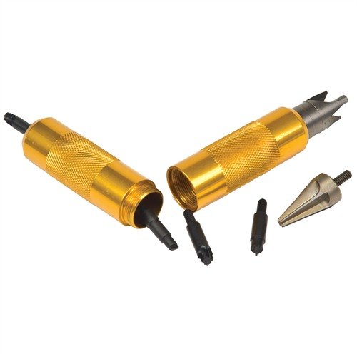 Lyman Case Prep Multi-Tool gir deg alle nødvendige verktøy for hylseforberedelse i ett kompakt design, med en unik håndtak som lagrer alt.