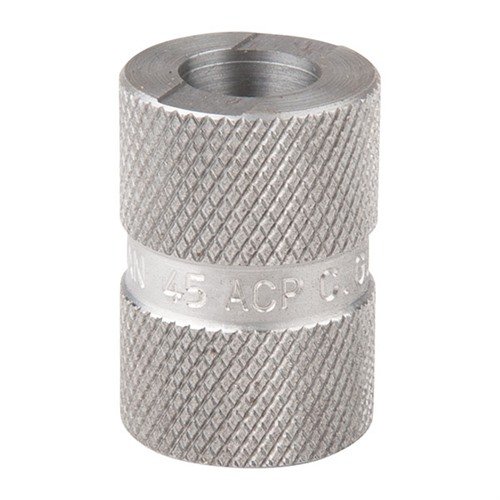 Lyman Pistol Maximum Cartridge Gauge sjekker alle kritiske dimensjoner av pistolammunisjon for å sikre pålitelig funksjon og 100% pålitelighet for konkurranseammo.