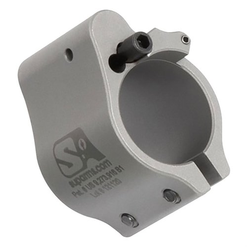 Superlative Arms AR-15 Clamp On Adjustable Gas Block gir renere drift, redusert rekyl og enkel justering uten kontaminering, perfekt for SBR og suppressorer.