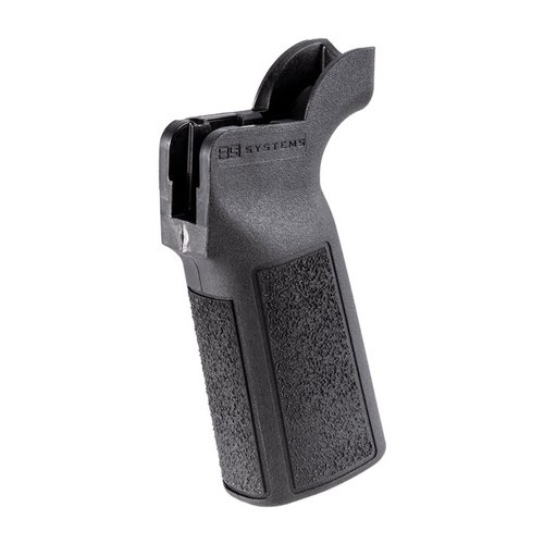 Type 23 P-Grip gir en enkel oppgradering av standard AR15 pistolgrep med forbedret ergonomi, bedre triggerindeks og holdbar komposittkonstruksjon.