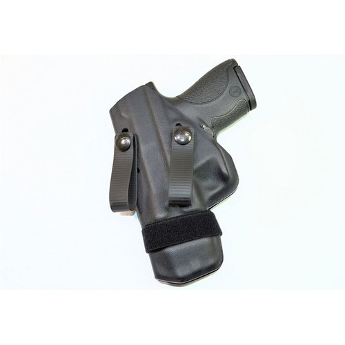 Morrigan IWB-holster for Glock® 42 tilbyr en slank profil, justerbar retention, komfortabel kroppsskjold og ambidextrous design for optimal skjuling.