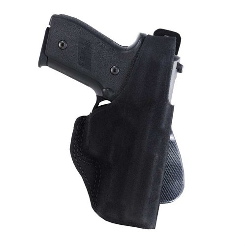 Paddle Lite-holster for Ruger® LC9® med CTC-laser, laget av Premium Center Cut Steerhide, tilbyr komfort, sikkerhet og enkel fjerning uten å ta av beltet.