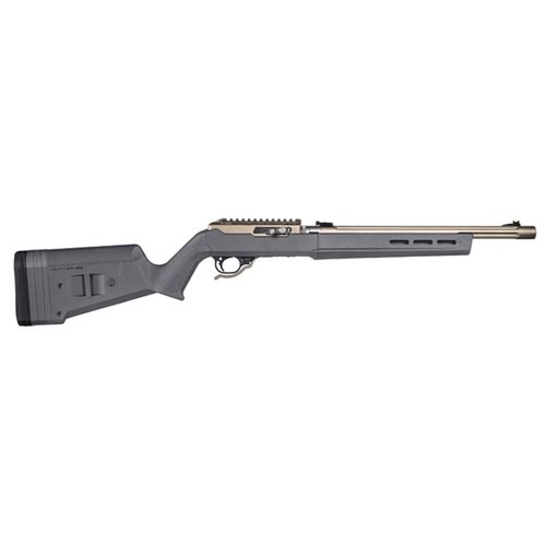 Magpul Hunter X-22 Takedown er en ergonomisk stock laget av forsterket polymer, med justerbar lengde og høyde, M-LOK® fester og passer standard Ruger 10/22.