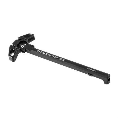 Raptor™ ambidextrous charging handle fra Radian Weapons gir rask og smidig betjening fra begge sider, laget av 7075 aluminium med milspec anodisering.