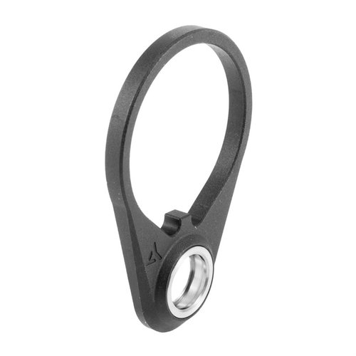 Radian Weapons AR-15 Ultralight QD Endplate er laget av 7075-T6 aluminium, veier kun 6,5 gram og har en hurtigfeste for slynge, perfekt for lette AR-rifler.