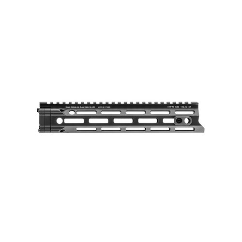 Daniel Defense MFR XS M-LOK håndguard tilbyr lettvektsdesign, utmerket kjøling, ergonomi og syv M-LOK festepunkter for enkel montering av tilbehør.