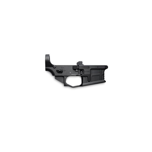 A-DAC 15 er en fullt ambidextrous lower receiver av 7075-T6 aluminium, med Talon Safety Selector og A-DAC for enkel boltlåsing uten å miste kontroll.