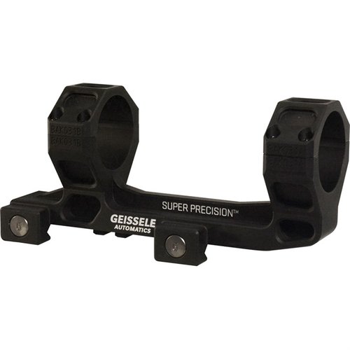 Geissele SOPMOD-Certified Super Precision Scope Vortex 1-6 Mount gir en robust og sikker montering for AR-15, med svart anodisert finish og høyder på 1.54