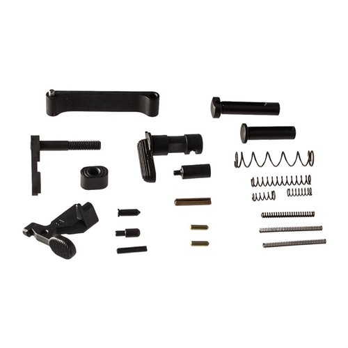 Geissele AR-15 Lower Parts Kit inneholder 17 nødvendige deler for å få din lower receiver operativ, laget etter mil-spec for optimal passform og funksjon.