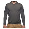 VELOCITY SYSTEMS BOSS RUGBY SHIRT LONG SLEEVE WOLF GREY MED